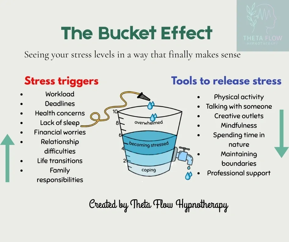 Visual of stress triggers and relief